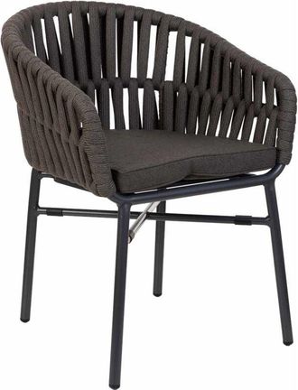 Wanderlust Deco Wanderlust Deco - Silla De Aluminio Con Cuerda Gris 58x61x77