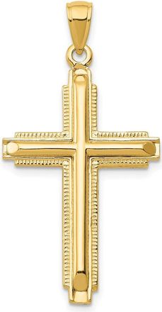Diamond2Deal 10k Yellow Gold Cross Pendant