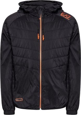 Emporio Armani lichtgewicht zwart bomberjack met capuchon