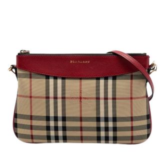 Burberry Pre-owned Canvas shoulder-bags - Dames - Pre-owned - Veelkleurig - Maat: ONE Size