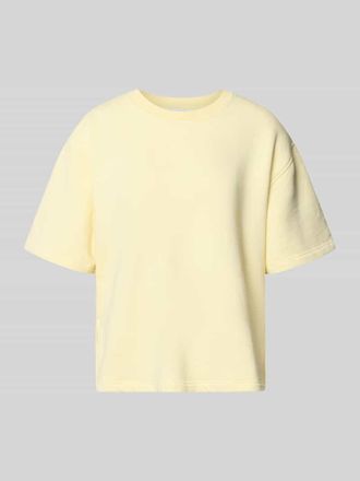 Rich & Royal Sweatshirt mit 1/2-Arm und Rundhalsausschnitt in Hellgelb, Gr&ouml;&szlig;e XL