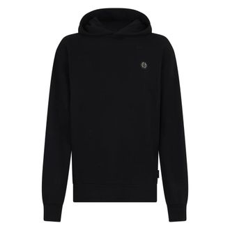 Philipp Plein Hoodies & sweatvesten, Heren, Zwart, XS, Katoen, Geborduurde Hoodie