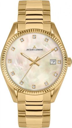 Jacques Lemans Womens 50-4O Ladies Derby Watch - Gold - One Size