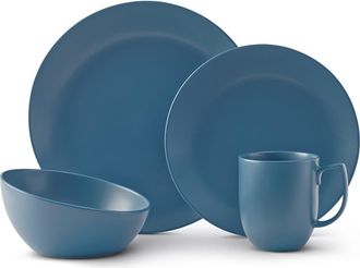 Nambé Orbit 4-Piece Place Setting in Blue at Nordstrom, Size One Size Oz