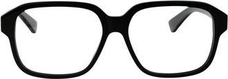 Bottega Veneta Vierkant Optisch Montuur - unisex - Brillen - Zwart - 57 MM - Accessoires