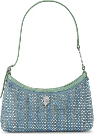 Kurt Geiger Mini Kurt Fabric Shoulder Bag in Pastel Blue at Nordstrom