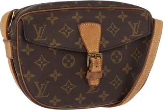 Louis Vuitton Pre-owned Canvas Cross Body Tas - Dames - Vintage Schoudertas - Bruin - ONE Size - Vintage