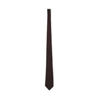 Ermenegildo Zegna Cravatta in Seta a Pois - - Accessories - unisex - Rosso - ONE SIZE