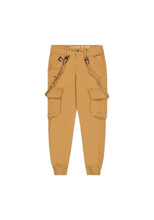 Alpha Industries Cargohose ALPHA INDUSTRIES Utility Pant, Herren, Gr. 28, Normalgr&ouml;ssen, gr&uuml;n (khaki), Obermaterial: 98% Baumwolle, 2% Elastan; Futter: 100% Baumwolle,