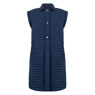 Moorer Gewatteerd Gilet - Dames - Jassen - Blauw - Maat: XS Polyamide