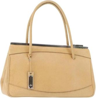 Gucci Pre-owned Handbags, female, Beige, Size: ONE SIZE Pre-owned Vintage Handbag