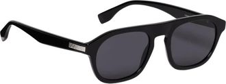 Fendi Accessoires, Heren, Zwart, ONE Size, Moderne Vierkante Zonnebril