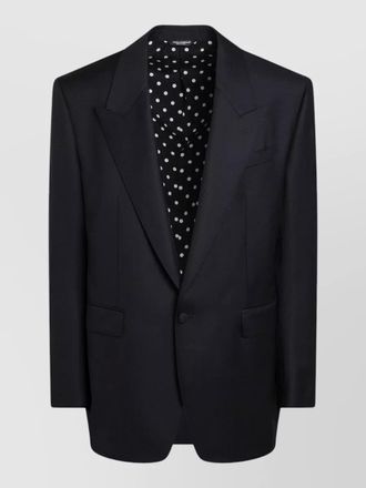 Dolce & Gabbana virgin wool single-breasted coat