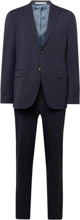 Michael Kors Elegant Wol Mengsel Pak - Heren - Business pakken - Blauw - M - Wol - Kostuums