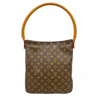 Louis Vuitton Pre-owned Shoulder Bags, female, Brown, Size: ONE SIZE Pre-owned Looping GM Shoulder Bag