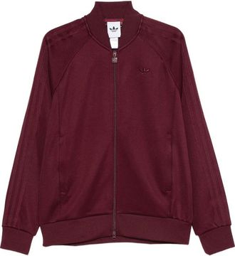 adidas Logo-embroidered Zip-up Sweater
