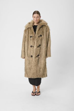 Soaked In Luxury Jas SLFurly Jas Oversize fit honey