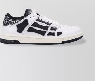 Amiri satin crystal low top sneakers