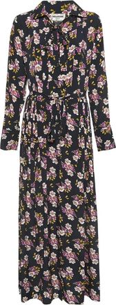 Zadig&Voltaire Abito a fiori plissettato - Nero