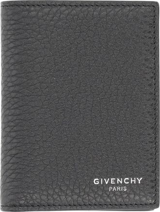 Givenchy Grain Leather Card Case - Black