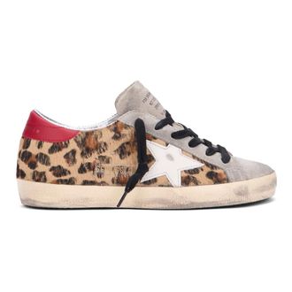 Golden Goose Sneakers, female, Brown, Size: 7 US Super-Star Sneakers