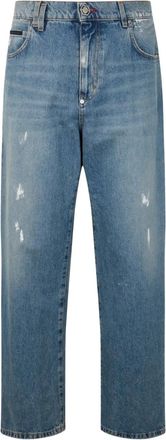 Philipp Plein Jeans con effetto vissuto - Blu