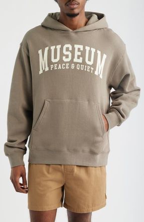 Museum of Peace and Quiet UMPQ Cotton Hoodie in Sepia at Nordstrom, Size Xx-Large