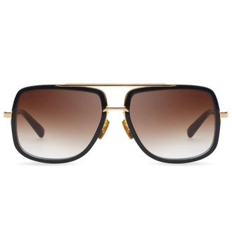 Dita Eyewear Mach-One Bold Square-Frame Sunglasses with Gradient Lenses