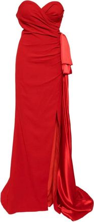Saiid Kobeisy Strapless Long Dress