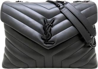 Saint Laurent Pre-owned Vintage Schoudertas - Dames - Vintage Schoudertas - Zwart - ONE Size - Leer - Vintage