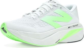 New Balance FuelCell SuperComp Trainer v3 Mens Shoes Grey Matter/Mint Flash/Silver Metallic : 12.5 D - Medium, Synthetic