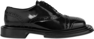 Moschino Gespschoenen met brogue detail - Zwart