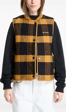 Columbia reversible checked vest - Yellow
