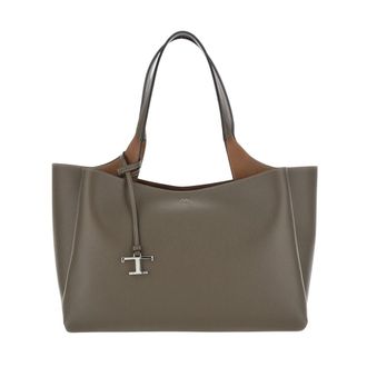 Tod's Dames, Tassen, Grijs, Maat: ONE Size Leer