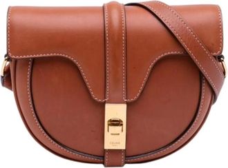 Celine Pre-owned Cross Body Bags, female, Brown, Size: ONE SIZE Pre-owned Besace 16 Crossbody Bag