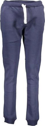 North Sails Katoenen broek met rechte pijpen - Dames - Sweatpants - Blauw - 2XL - Katoen - Broeken