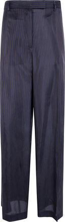 Dries Van Noten Pants Cupro Dark Brown Penn
