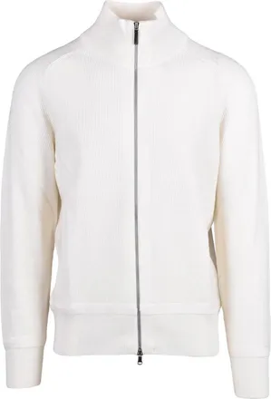 KANGRA Minimalist Zip Jacket In Extrafine Merino Wool