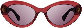 Kurt Geiger 52mm Cat Eye Sunglasses in Red at Nordstrom