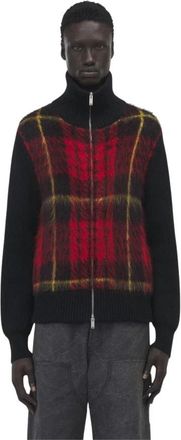 Alexander McQueen Geruite Ritsvest - Heren - Coltruien - Veelkleurig - M - Katoen - Truien & Vesten