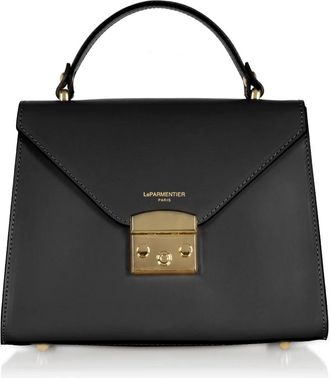 Le Parmentier Handbags - Dames - Schoudertassen - Zwart - ONE Size - Leer - Tassen