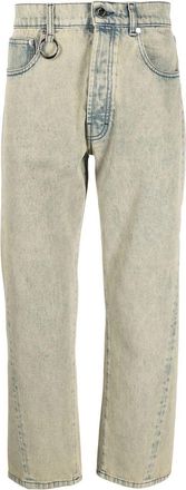 Études Studio overdyed regular jeans - men - Organic Cotton/Cotton/Polyester - 44 - Neutrals