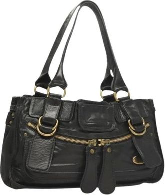 Chlo&eacute; Pre-owned Handbags, female, Black, Size: ONE SIZE Pre-owned Hand Bag