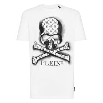 Philipp Plein Heren, Tops, Wit, Maat: 2XL Katoen