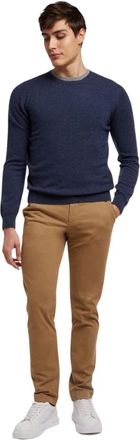 Brooks Brothers Stretch Katoenen Chinos - Heren - Chinos - Beige - W32 - Katoen - Broeken