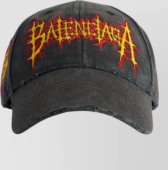 Balenciaga womens sacr&eacute; coeur curved brim cap