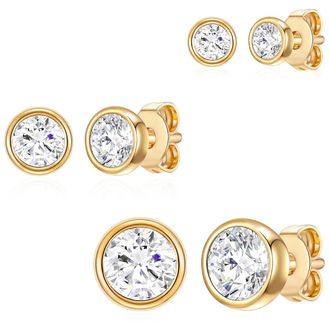 Rafaela Donata Womens Female Sterling Silver Set - Gold - One Size