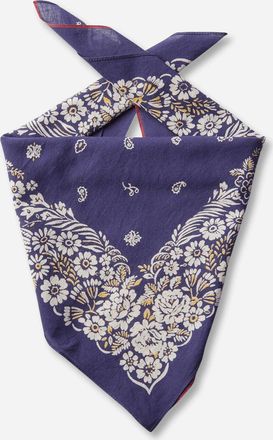 KAPITAL Fastcolor Selvedge Bandana (Churchill Garden) Purple