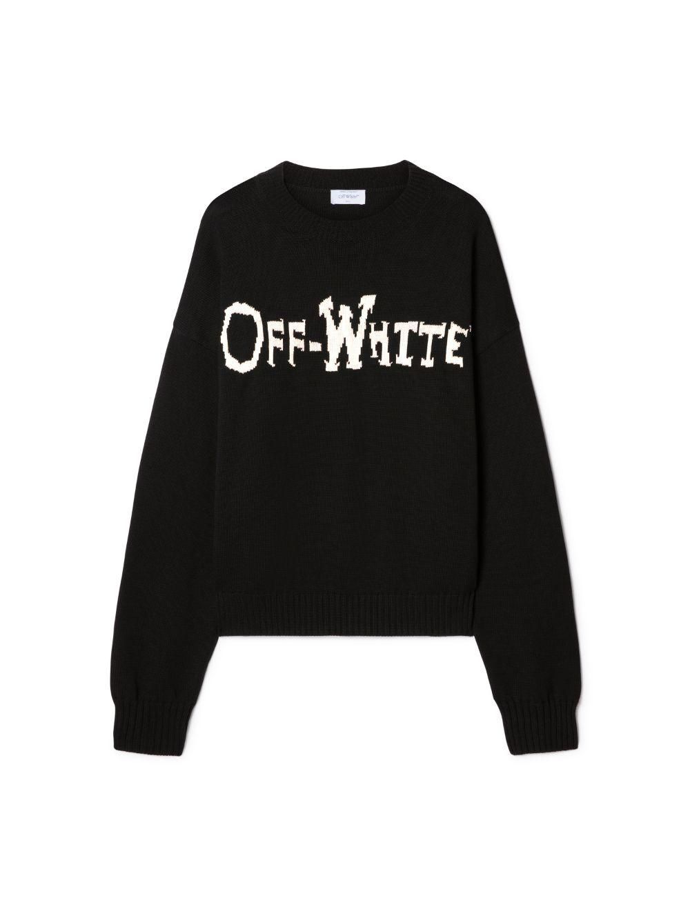 Pull off white noir et jaune best sale