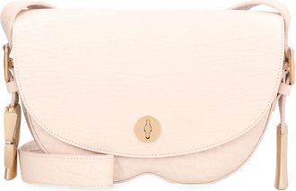 Burberry Pebbled Leather Crossbody Bag - Dames - Schoudertassen - Beige - ONE Size - Leer - Tassen